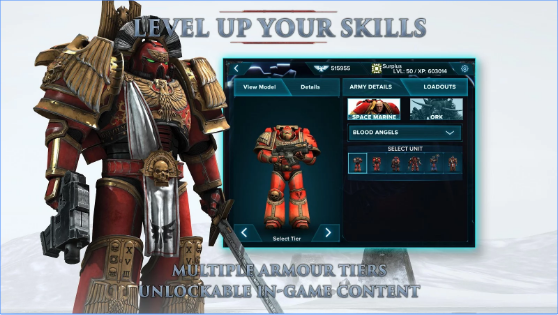 Gameplay screenshot from warhammer 40 000 regicide for Android