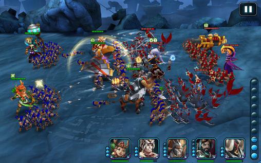 Gameplay screenshot from wartide heroes of atlantis for Android