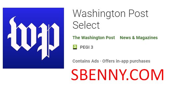 Washington Post sélectionner
