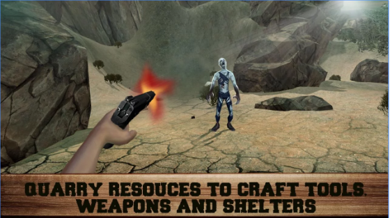 Gameplay screenshot from wasteland survival sim full for Android