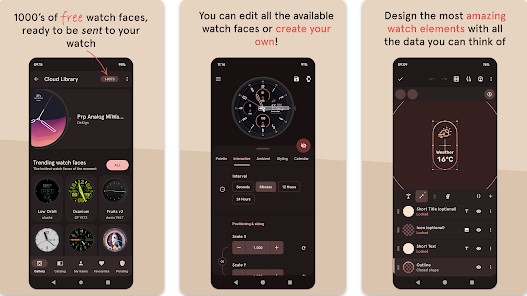Gameplay screenshot from watch faces pujie premium for Android
