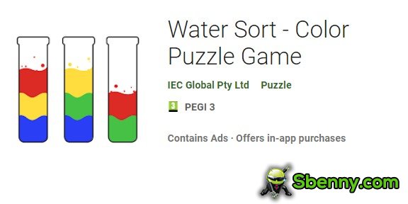 water sort color puzzle game