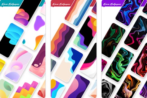 Gameplay screenshot from waves wallpapers for Android