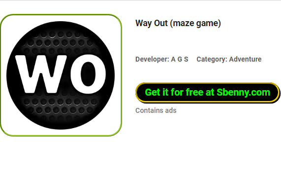 way out maze game