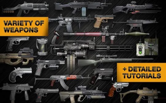Gameplay screenshot from weaphones firearms simulator for Android