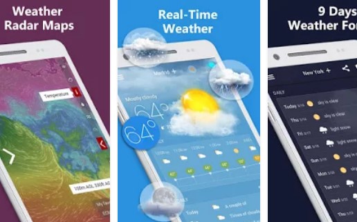 weather radar and forecast MOD APK Android
