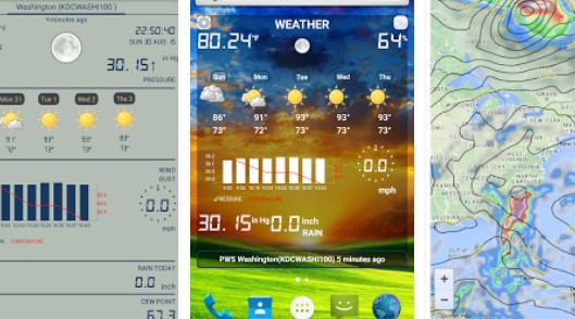 Gameplay screenshot from weather station for Android