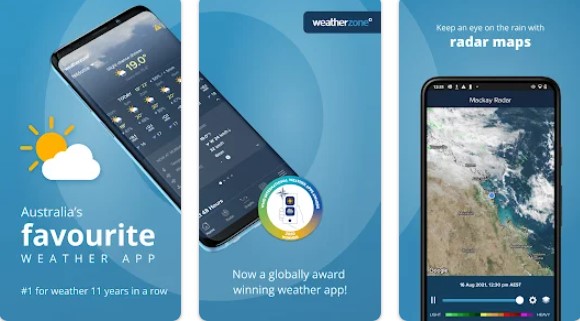weatherzone pronósticos del tiempo MOD APK Android