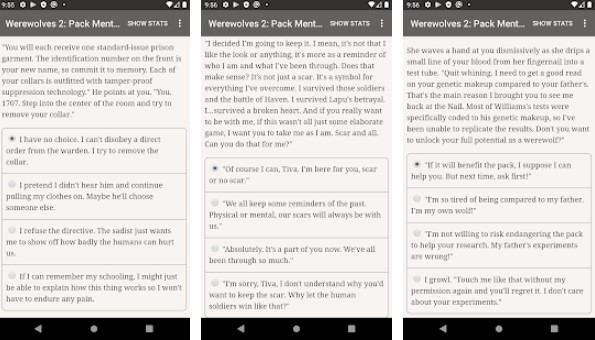 Gameplay screenshot from werewolves 2 pack mentality for Android