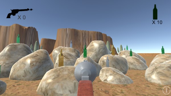 Gameplay screenshot from western gunfight challenge for Android