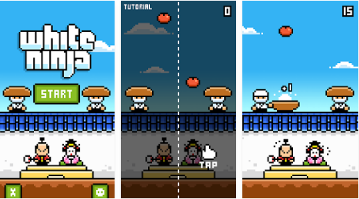 Gameplay screenshot from white ninja for Android