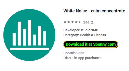 white noise calm concentrate