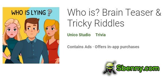 who is brain teaser and tricky riddles