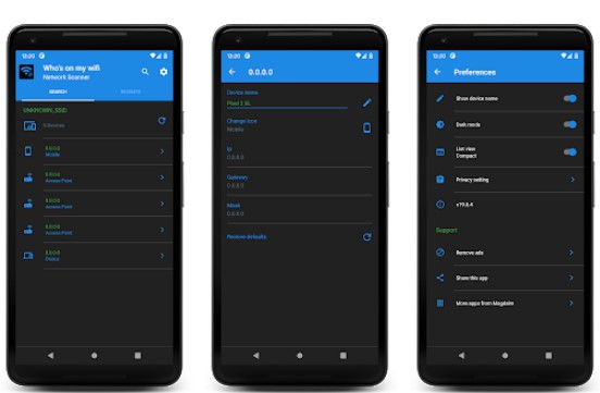 Gameplay screenshot from who s on my wifi network scanner for Android