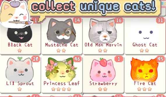 Gameplay screenshot from wholesome cats for Android