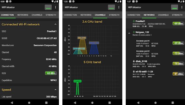 wiFi monitor pro analizzatur ta 'netwerks wifi APK Android