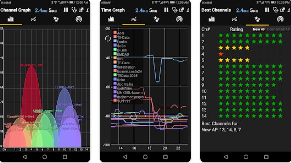 Gameplay screenshot from wifi analyzer premium for Android