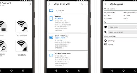 Gameplay screenshot from wifi password all in one for Android