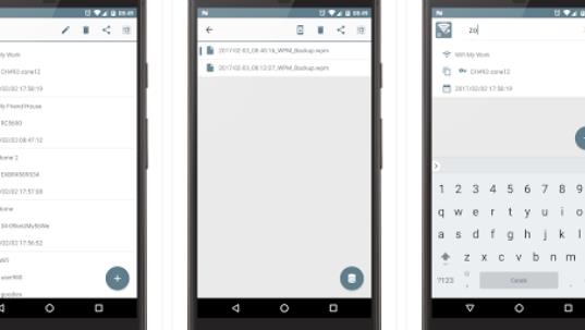 Gameplay screenshot from wifi password manager for Android