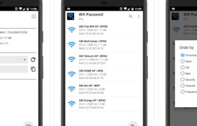 Gameplay screenshot from wifi password pro for Android