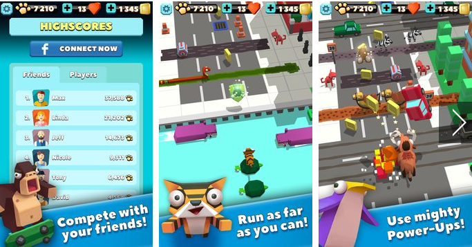 Gameplay screenshot from wild city rush for Android