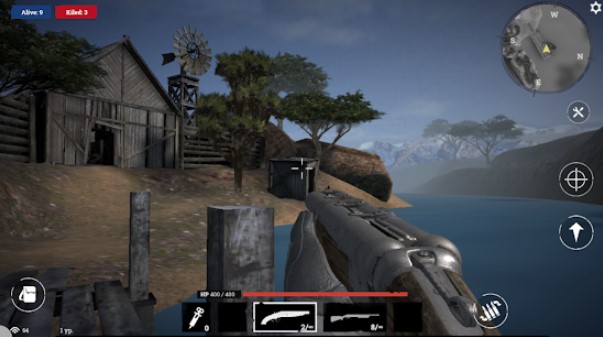 Gameplay screenshot from wild west survival zombie shooter fps shooting for Android