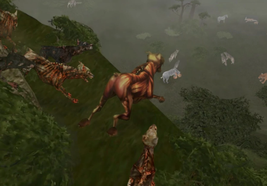 Gameplay screenshot from wild zombie online wzo for Android