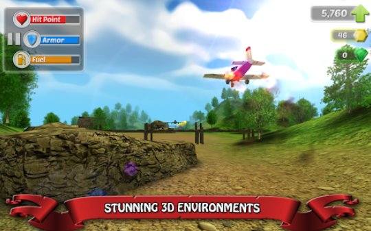 Gameplay screenshot from wings on fire endless flight for Android