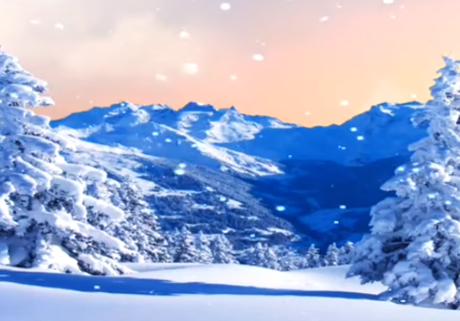 Gameplay screenshot from winter pro live wallpaper for Android