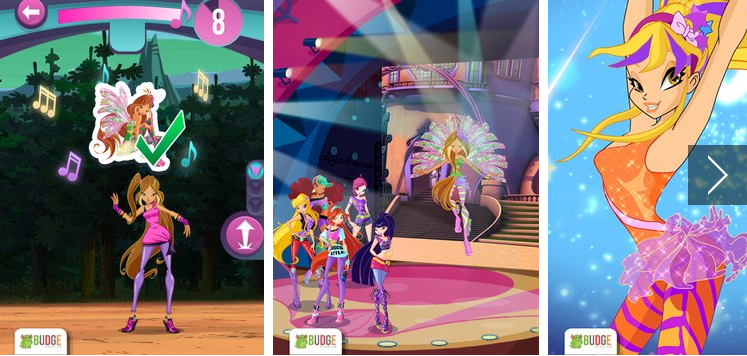 Gameplay screenshot from winx club rocks the world for Android