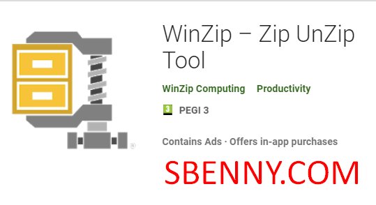 winzip zip unzip tool