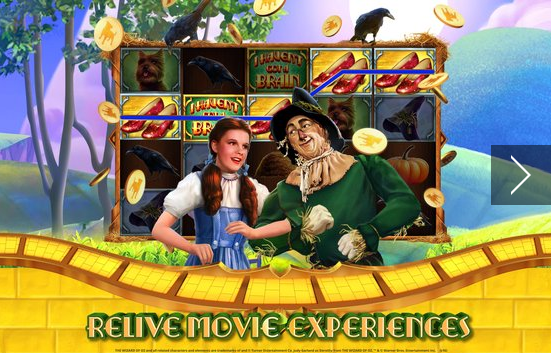 Gameplay screenshot from wizard of oz free slots casino for Android