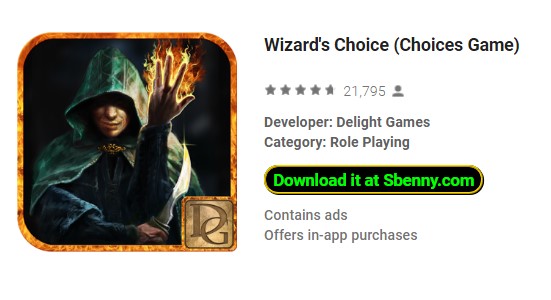 wizard s Opciones de elección juego