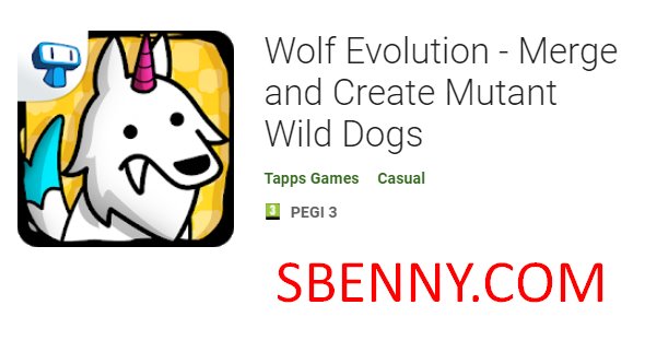 wolf evolution merge and create mutant wild dogs