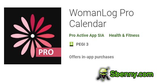 calendário womanlog pro