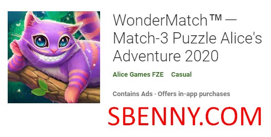 wondermatch match 3 puzzle alice s adventure 2020