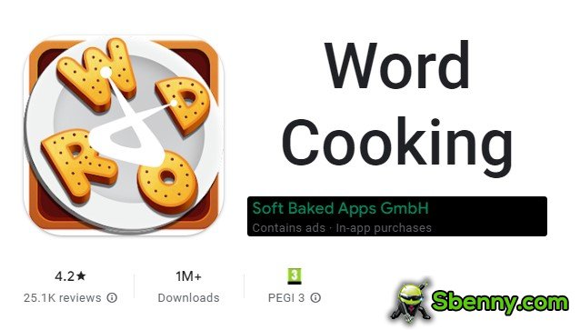 word cooking
