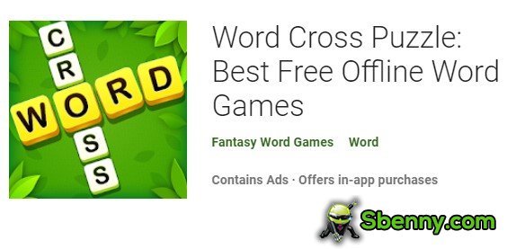 word cross puzzle best free offline word games