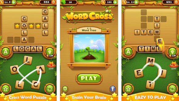 word cross puzzle mejores juegos de palabras sin conexión MOD APK Android
