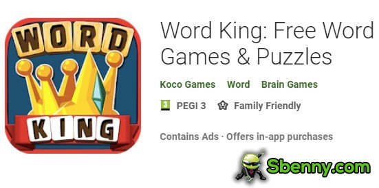 Word King бесплатные игры в слова и головоломки