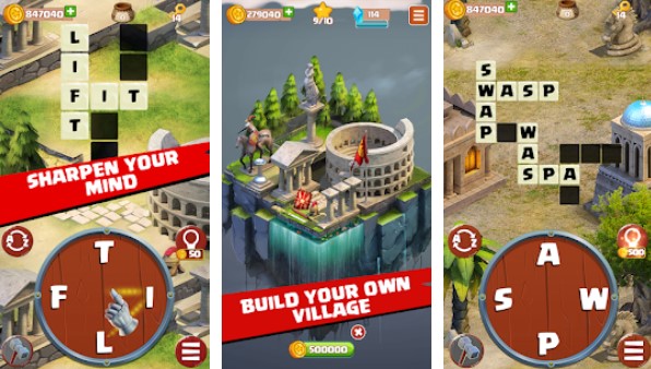 Gameplay screenshot from word king free word games and puzzles for Android