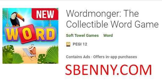 wordmonger o jogo de palavras colecionáveis