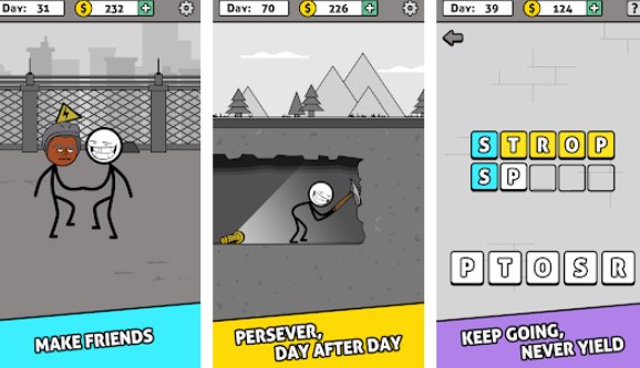 Gameplay screenshot from words story addictive word game for Android