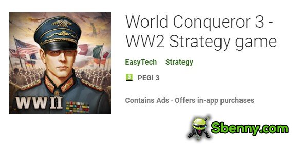 بازی استراتژیک world conqueror 3 ww2