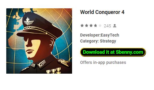 world conqueror 4 mod unlocked game