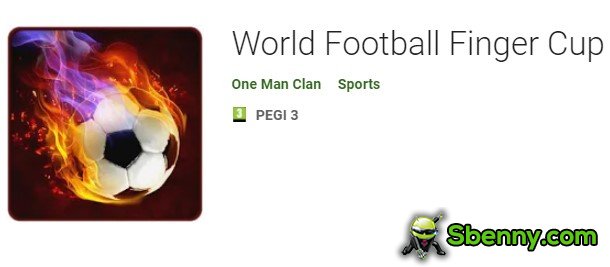 world football finger cup