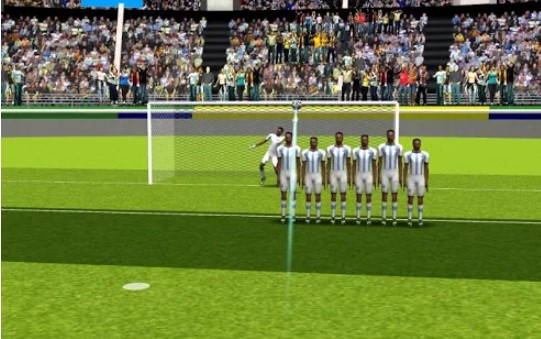 Gameplay screenshot from world football finger cup for Android