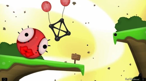 Gameplay screenshot from world of goo remastere for Android
