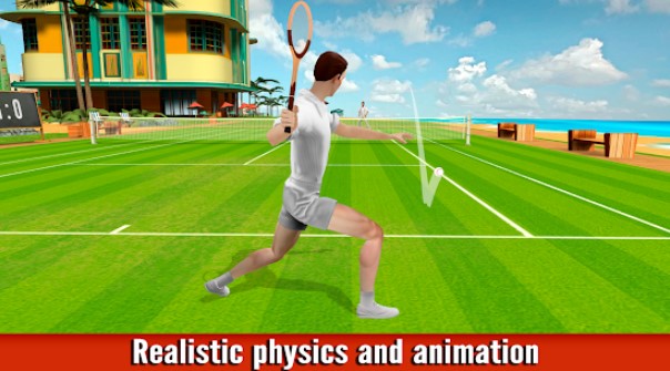 Gameplay screenshot from world of tennis roaring  20s for Android