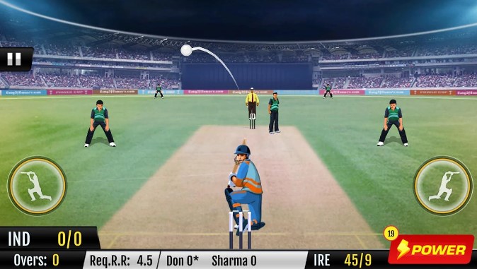 Gameplay screenshot from world t20 cricket champs 2018 for Android